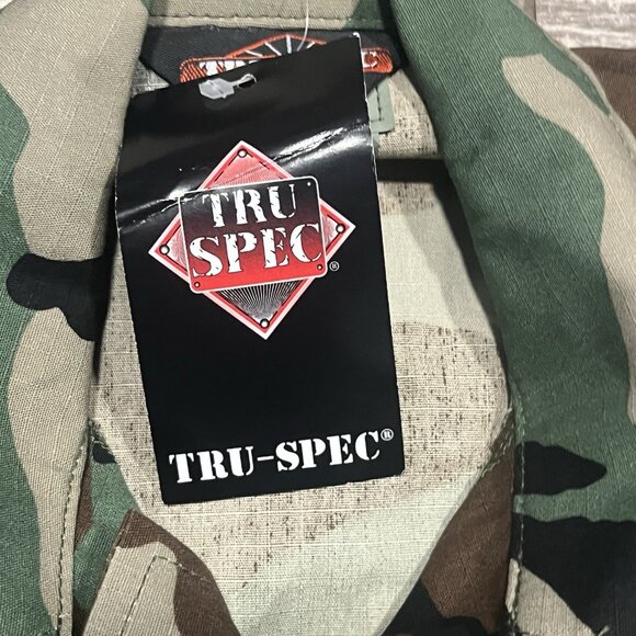 TRU-SPEC Camouflage Military Jacket Men's XS Regular 100% Cotton Fatigues NWT - Picture 2 of 9